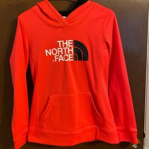 Bright Pink North Face Hoodie